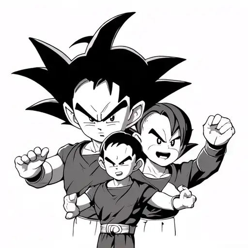 Dragon Ball Z Family Of 3