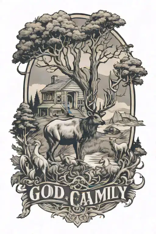 God Family Country Hunting