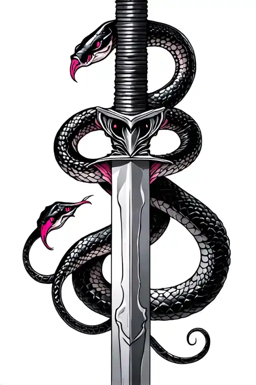 Snake Sword And Pink