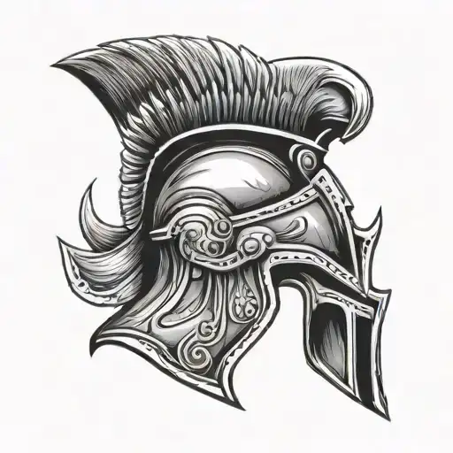 Spartan Helmet Holding