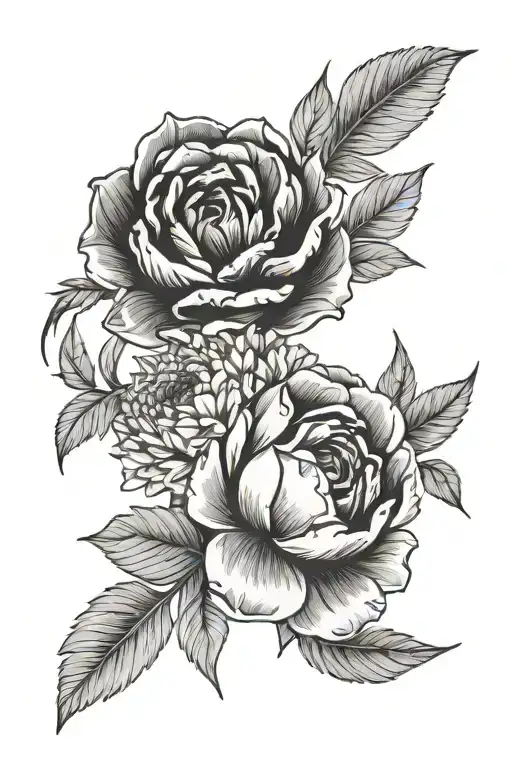 November And December Birth Flower Bouquet