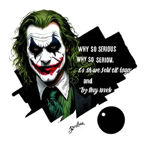 Joker Dc Quote Why So Serious