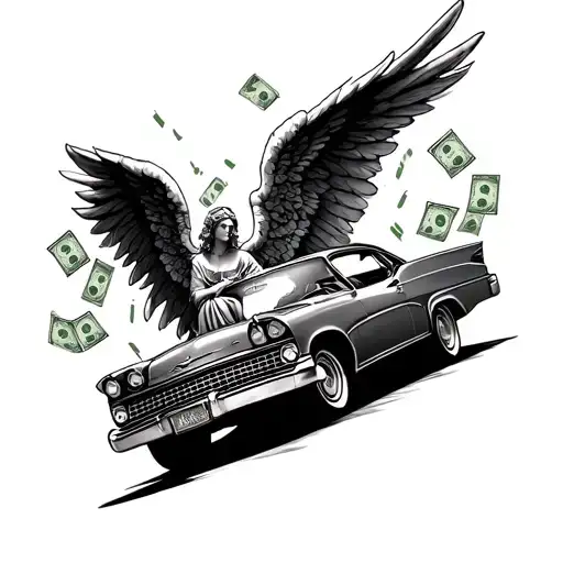 Angel Money Car Travelling