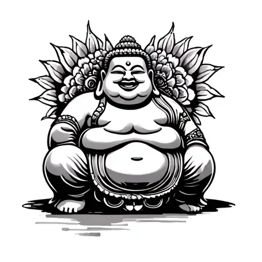 Small Fat Buddha Happy
