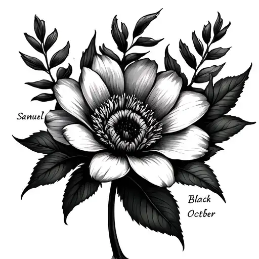 October Birth Flower And Name Samuel