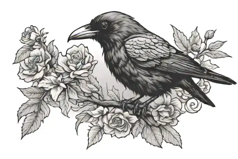 Labelle With Crow Perched On L