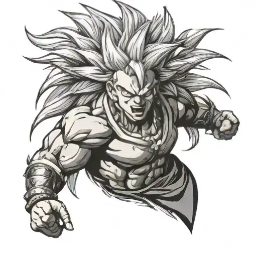 Super Saiyan With Indian Headress