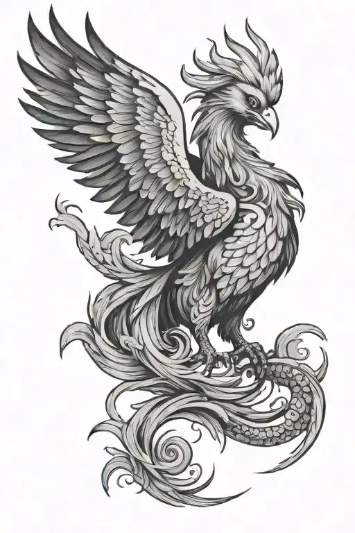 Create A Traditional Vietnam Tatto With The Phoenix