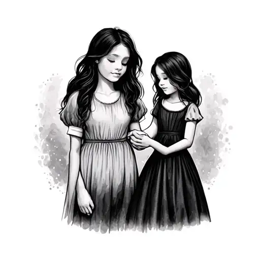 Missing Daughter Holding Hands