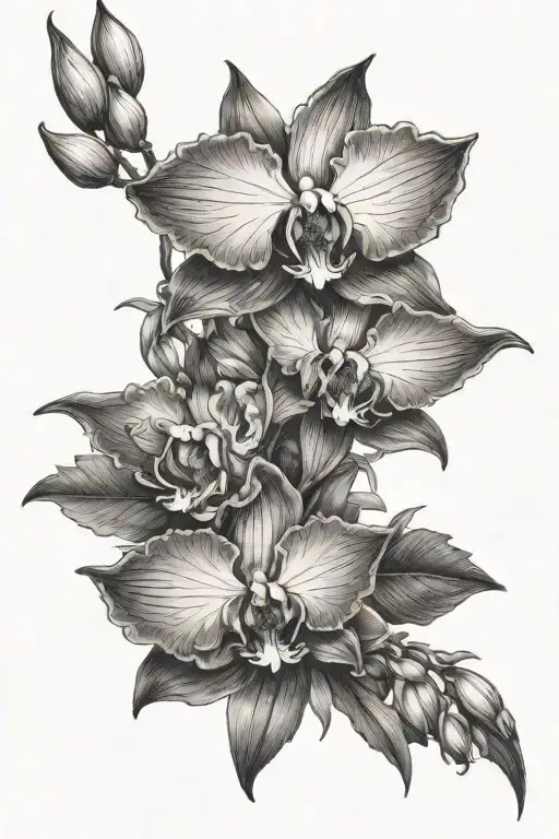 Orchid Daisy Cactus Forget Me Not