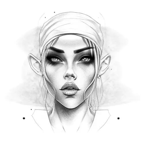 Black Durag Front On