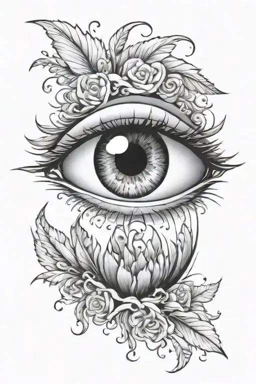 Eye In A Heaven Background