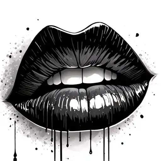 Imprinted Lips Infected With Eternal Love