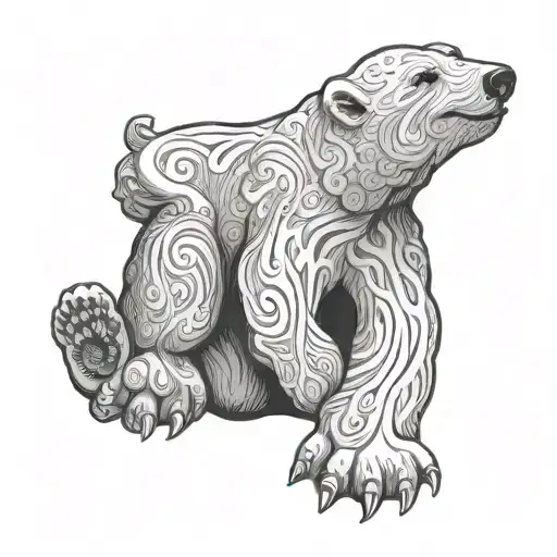 Ty Beanie Baby Chili Polar Bear Sitting