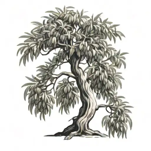 Olive Tree And Family