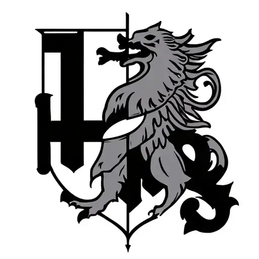 Hamburg Coat Of Arms Black And White