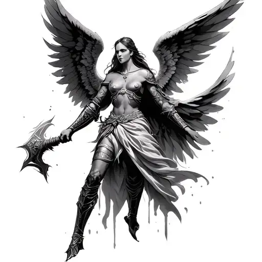 Angel Warrior Wielding