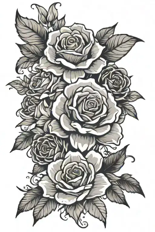 Floral Body With Text