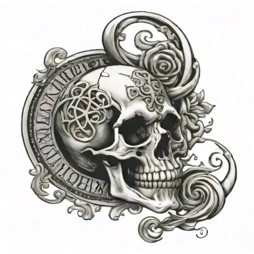 Carpe Diem & Momento Mori In The Infinity Symbol