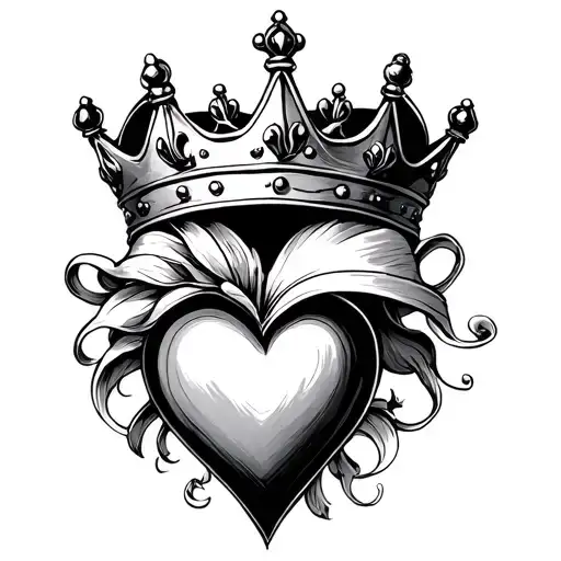 L With A Heart & Crown
