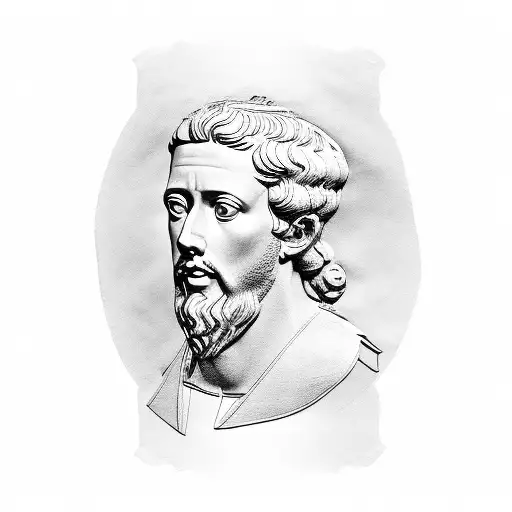 Portrait Of Marcus Aurelius With A Modern Twist