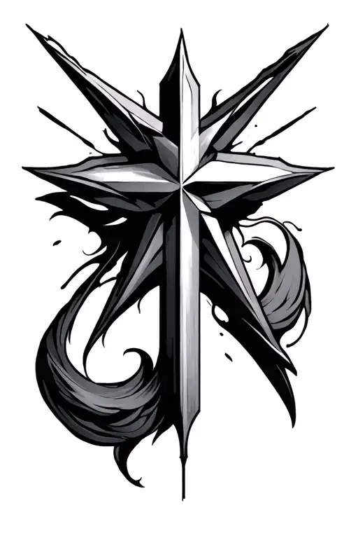 Cross That Looks Like A Star