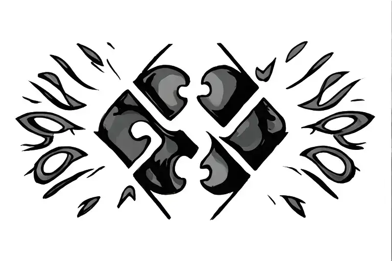 Autism Adhd Comorbidity Symbol Or Logo