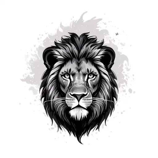 Imposing Lion With Bright Eyes