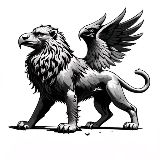 Czech Lion And Eagle