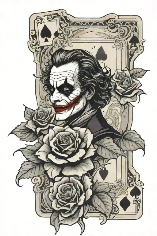 Joker Roses Cards Money