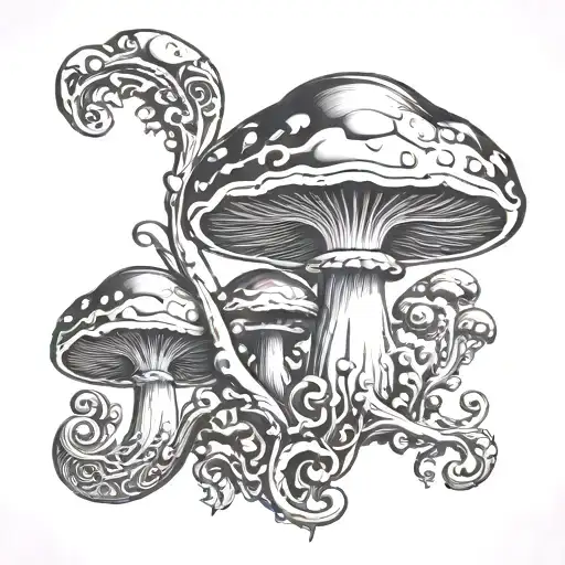 Greek Mushroom God Symbol In Alchemy