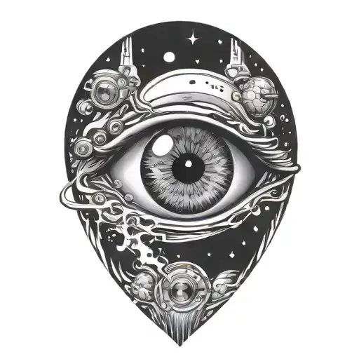 Eye In Space Themed