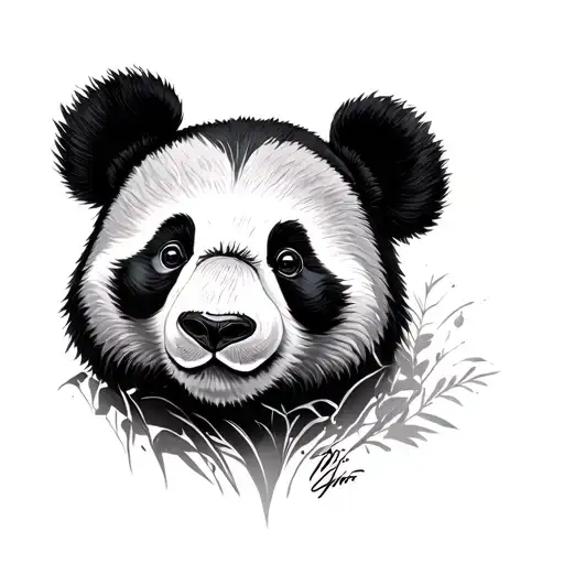 Face Panda Bear