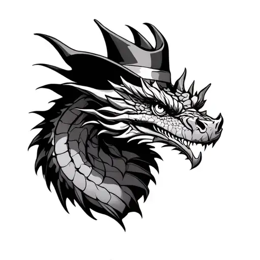 Dragon Wearing A Hat