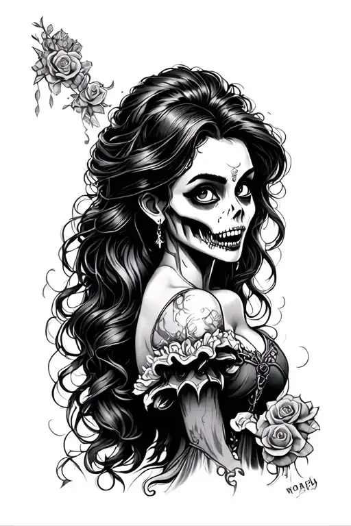 Every Disney Princess As A Zombie Right Arm Sleeve