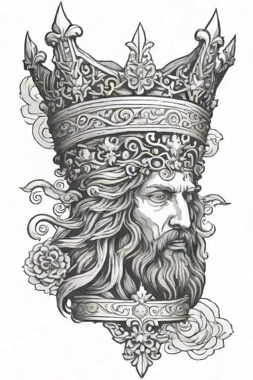 A Crown And Thing Of Religion Symbols Christ