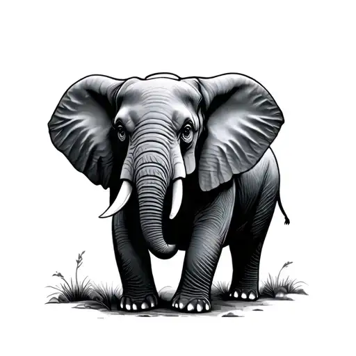 Elephant With 4 Eyes