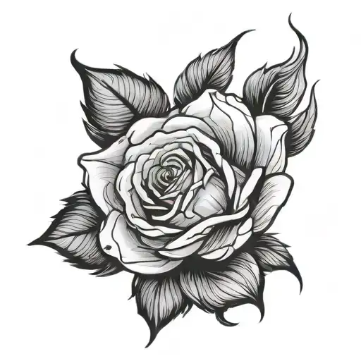 Rose Lineart