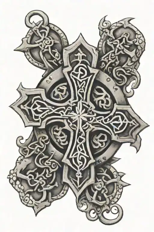 Viking Celtic Cross