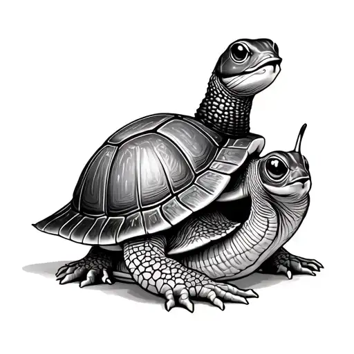 Turtle And Snail Go