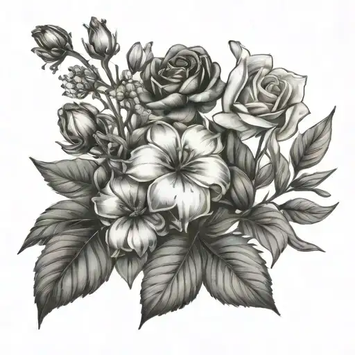 March Birth Flower X2 And April Birth Flower Bouquet