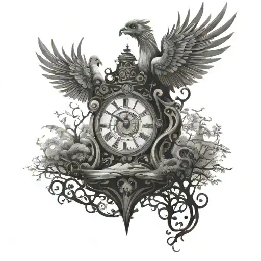 Phoenix Tree Of Life Clock Tower