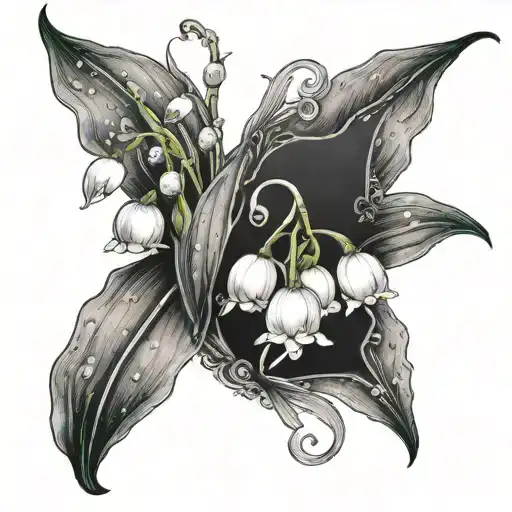 Lily Of The Valley With The Name Launi