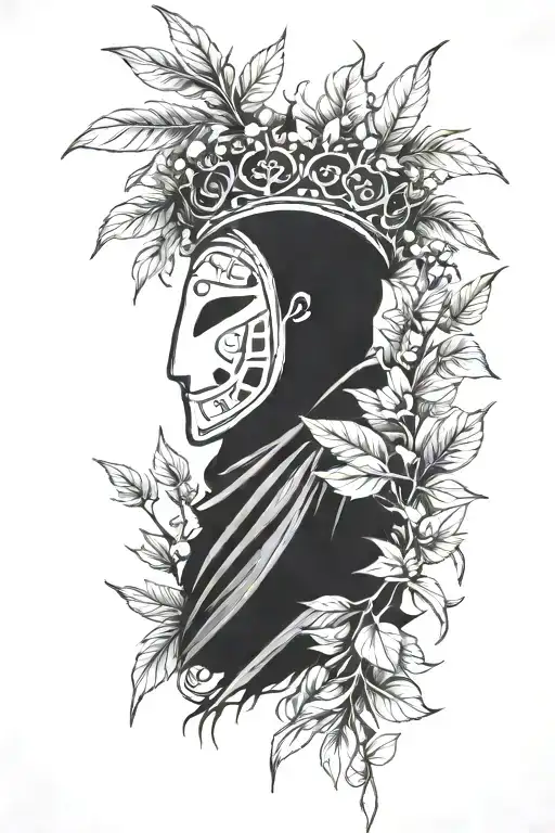 Just Spear No Face Going Through Leaf Crown