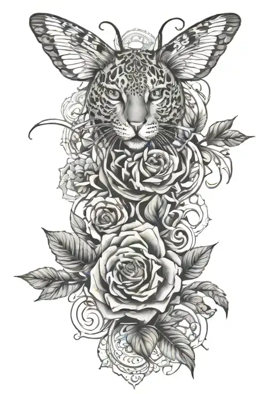 Hunnysuckle Black And White Tattoo With Jacob Allen In Stem