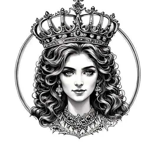 Queen With Crown