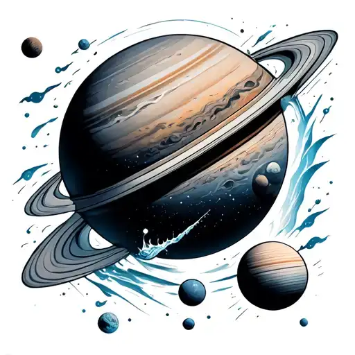 Space Planets Water