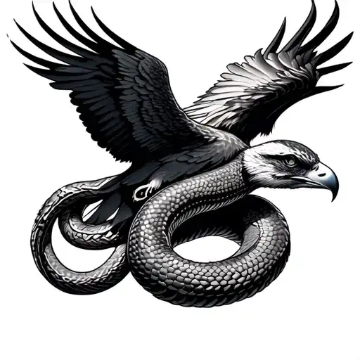 Time Vlock Snake Eagle