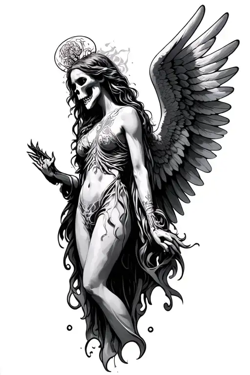 Full Back Angel Of Death