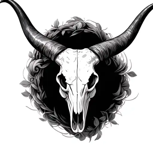 Realistic Longhorn Skull